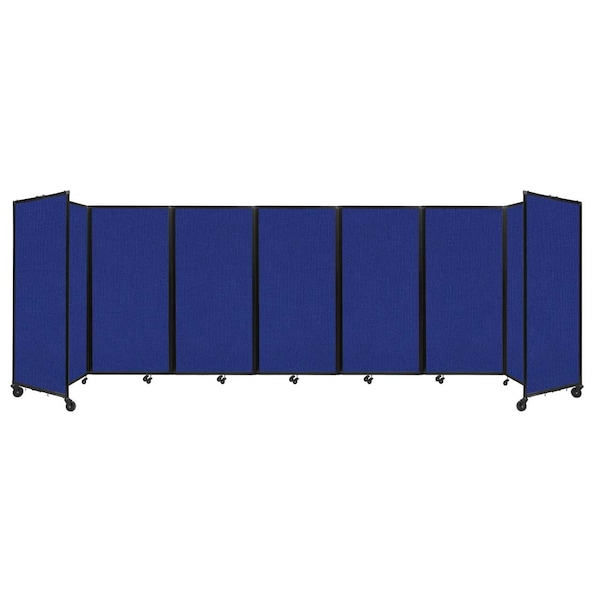 Room Divider 360 Folding Portable Partition 19'6" x 6' Royal Blue Fabric